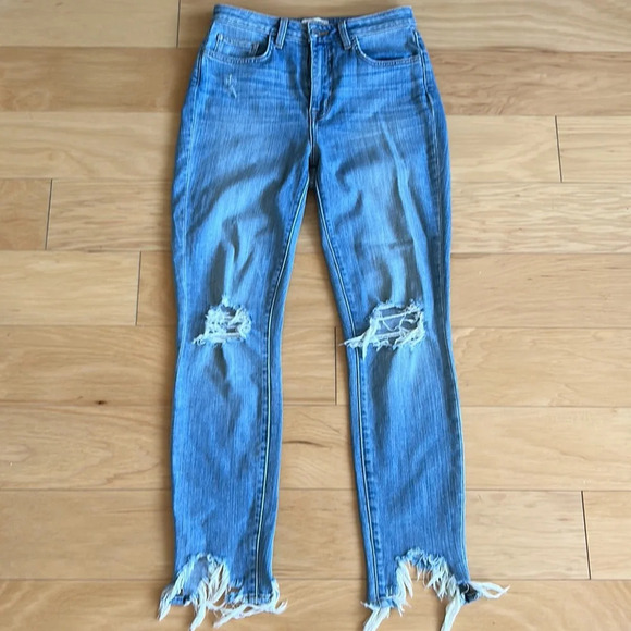 l'agence high line high rise frayed ripped jeans - Picture 2 of 6